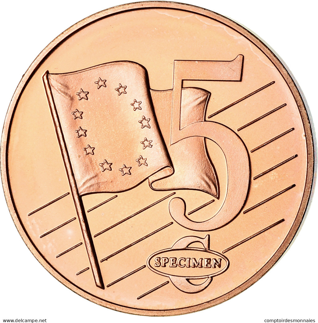 Serbie, 5 Euro Cent, 2004, Unofficial Private Coin, SPL, Copper Plated Steel - Private Proofs / Unofficial