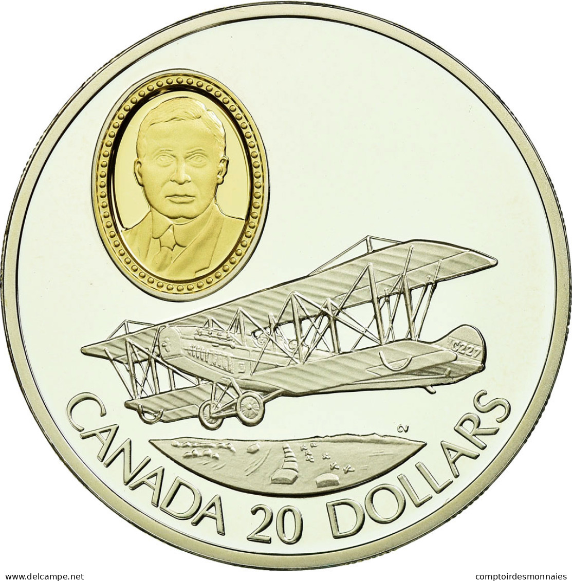Monnaie, Canada, Elizabeth II, 20 Dollars, 1992, Royal Canadian Mint, Ottawa - Canada