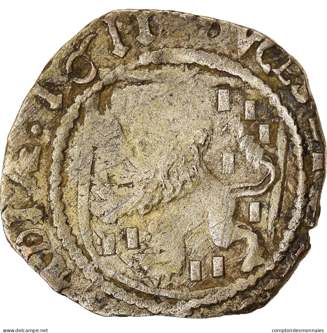 Monnaie, Espagne, Franche-Comté, Albert & Isabelle, Carolus, 1611, Dole, TB - Other & Unclassified