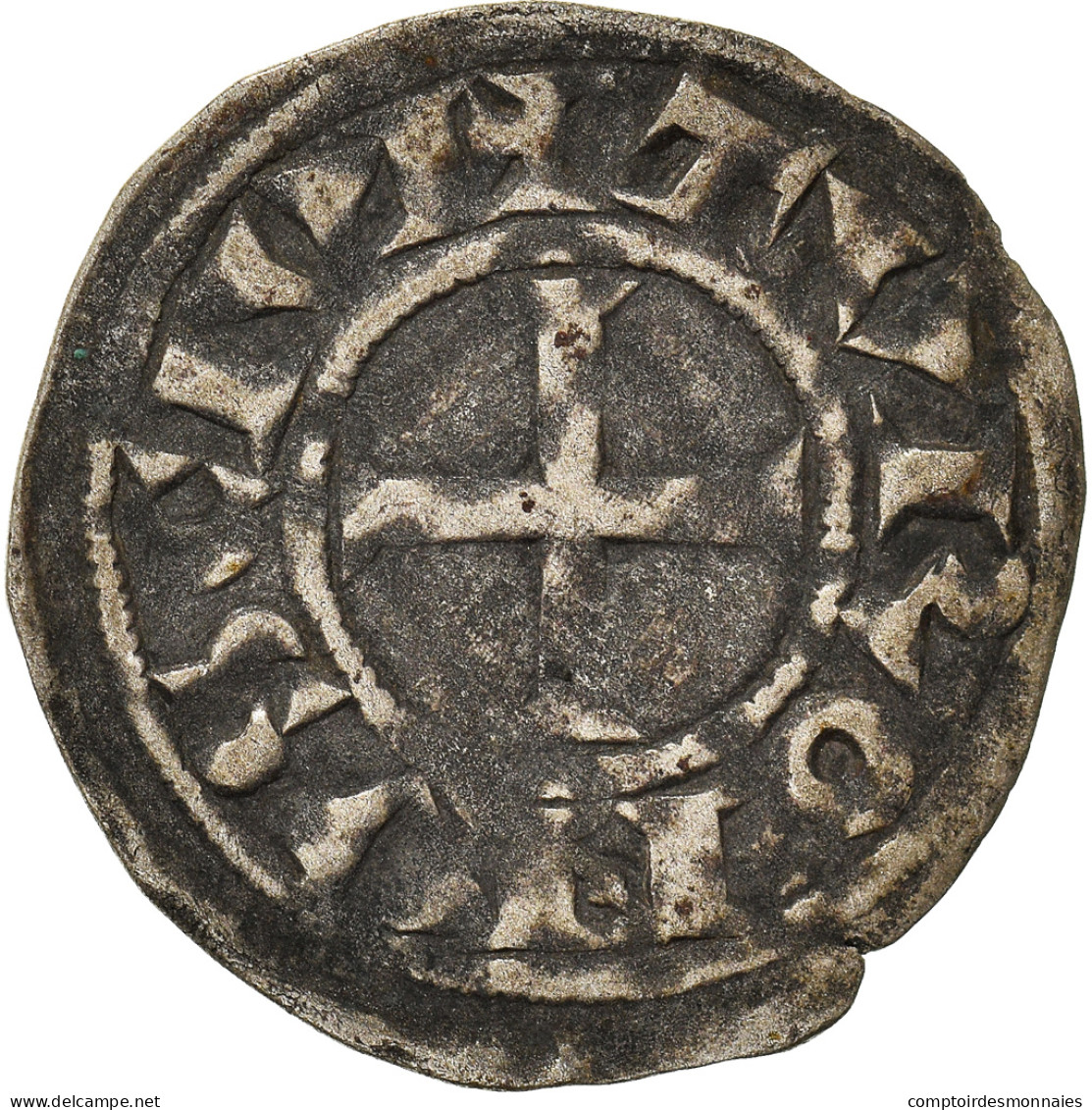 Monnaie, France, Touraine, Denier, 1150-1200, Saint-Martin De Tours, TTB - Autres & Non Classés