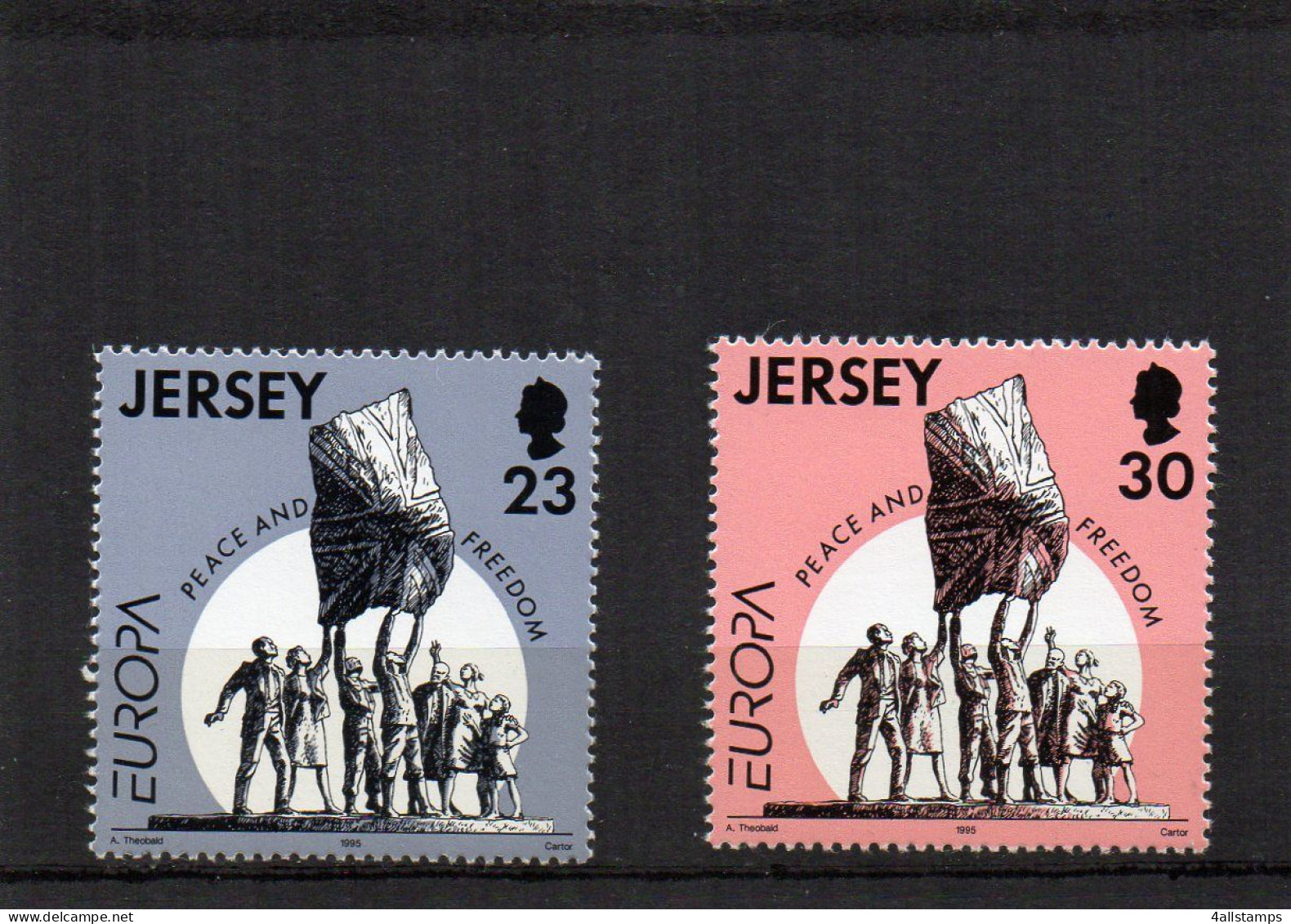 1995 Jersey Mi N° 693/694  ** : MNH, Postfris, Postfrisch , Neuf Sans Charniere - 1995