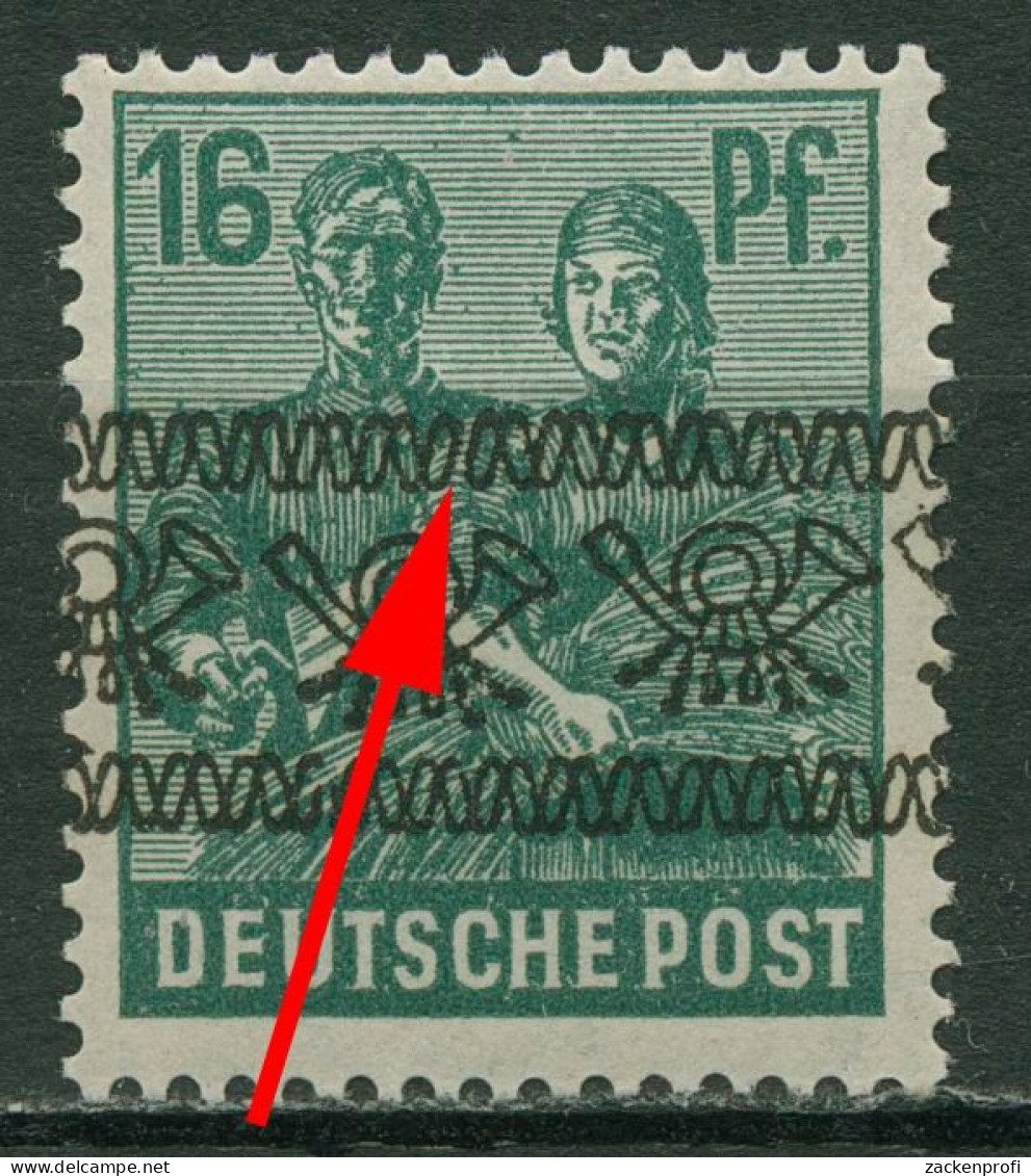 Bizone 1948 Bandaufdruck Mit Aufdruckfehler 42 Ia AF PII Postfrisch - Nuevos