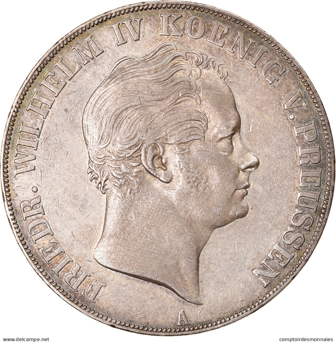 Monnaie, Etats Allemands, PRUSSIA, Friedrich Wilhelm IV, 2 Thaler, 3-1/2 Gulden - Taler Et Doppeltaler