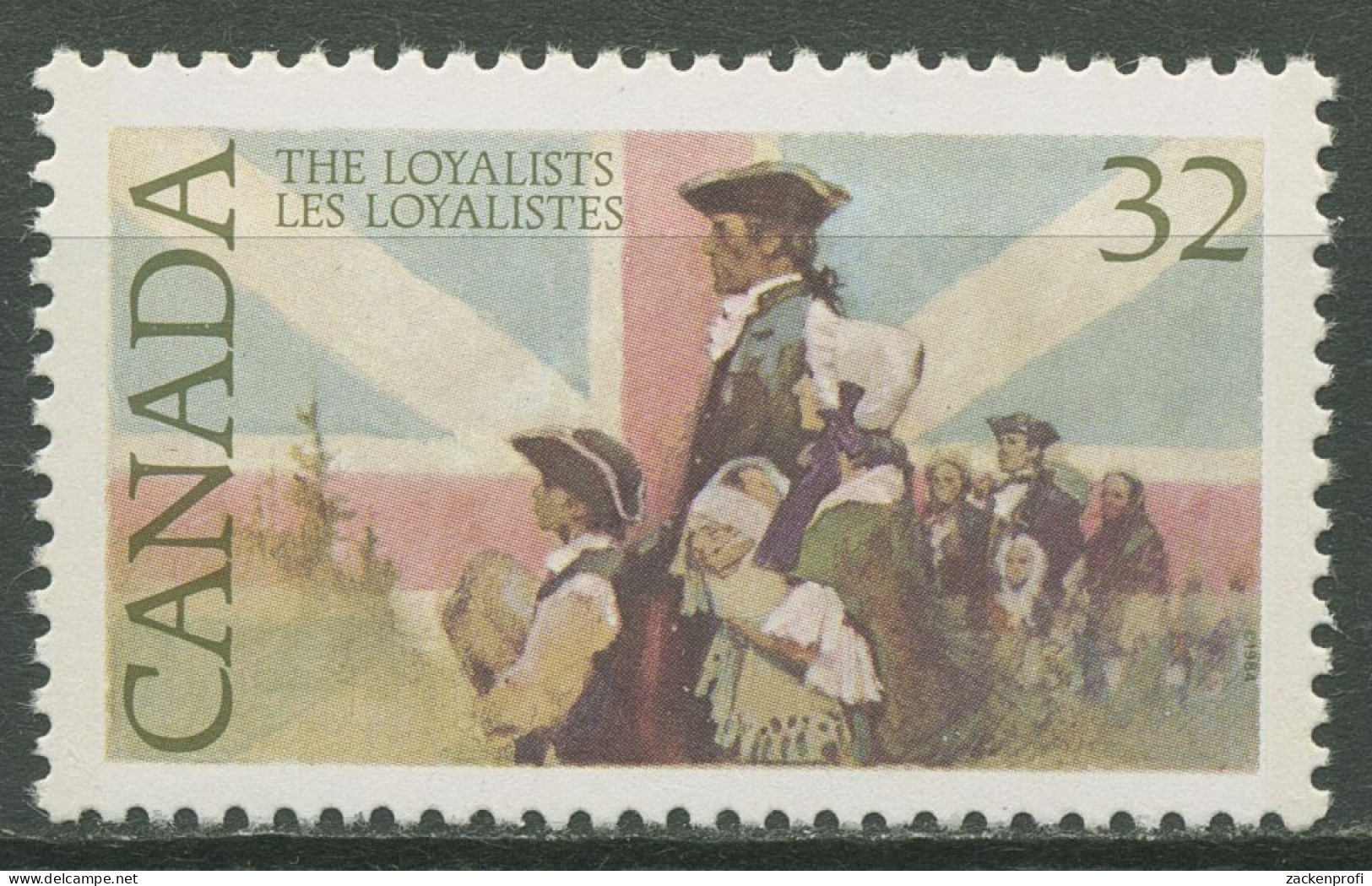 Kanada 1984 200 Jahre Einwanderung Der Loyalisten Aus Den USA 922 Postfrisch - Neufs