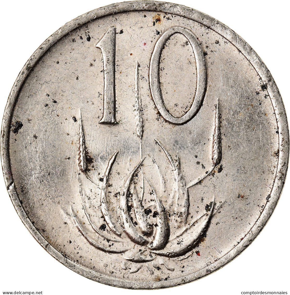 Monnaie, Afrique Du Sud, 10 Cents, 1985, TTB, Nickel, KM:85 - Afrique Du Sud
