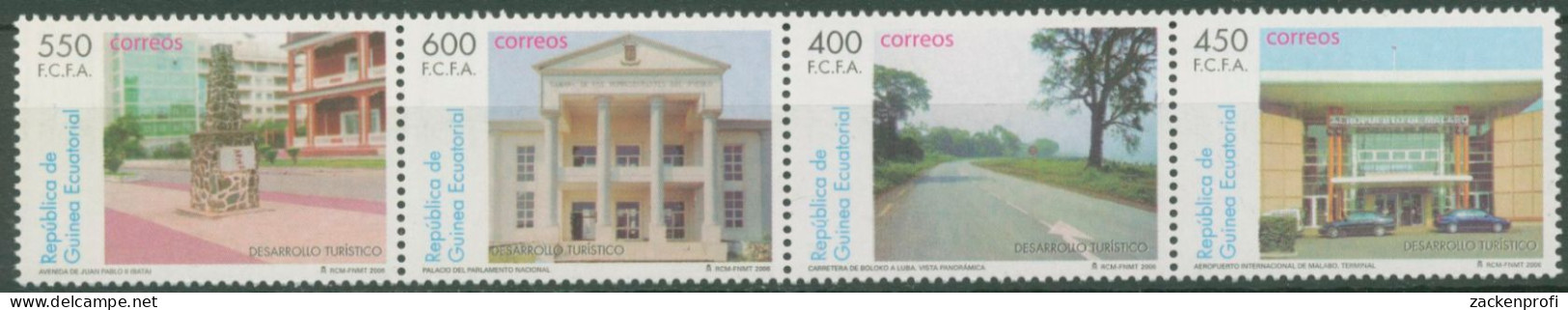 Äquatorialguinea 2006 Tourismus Bauwerke 1997/00 ZD Postfrisch (C62603) - Äquatorial-Guinea