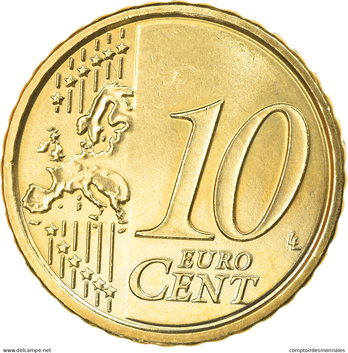 Cité Du Vatican, 10 Euro Cent, 2008, Rome, SPL, Laiton, KM:385 - Vatikan