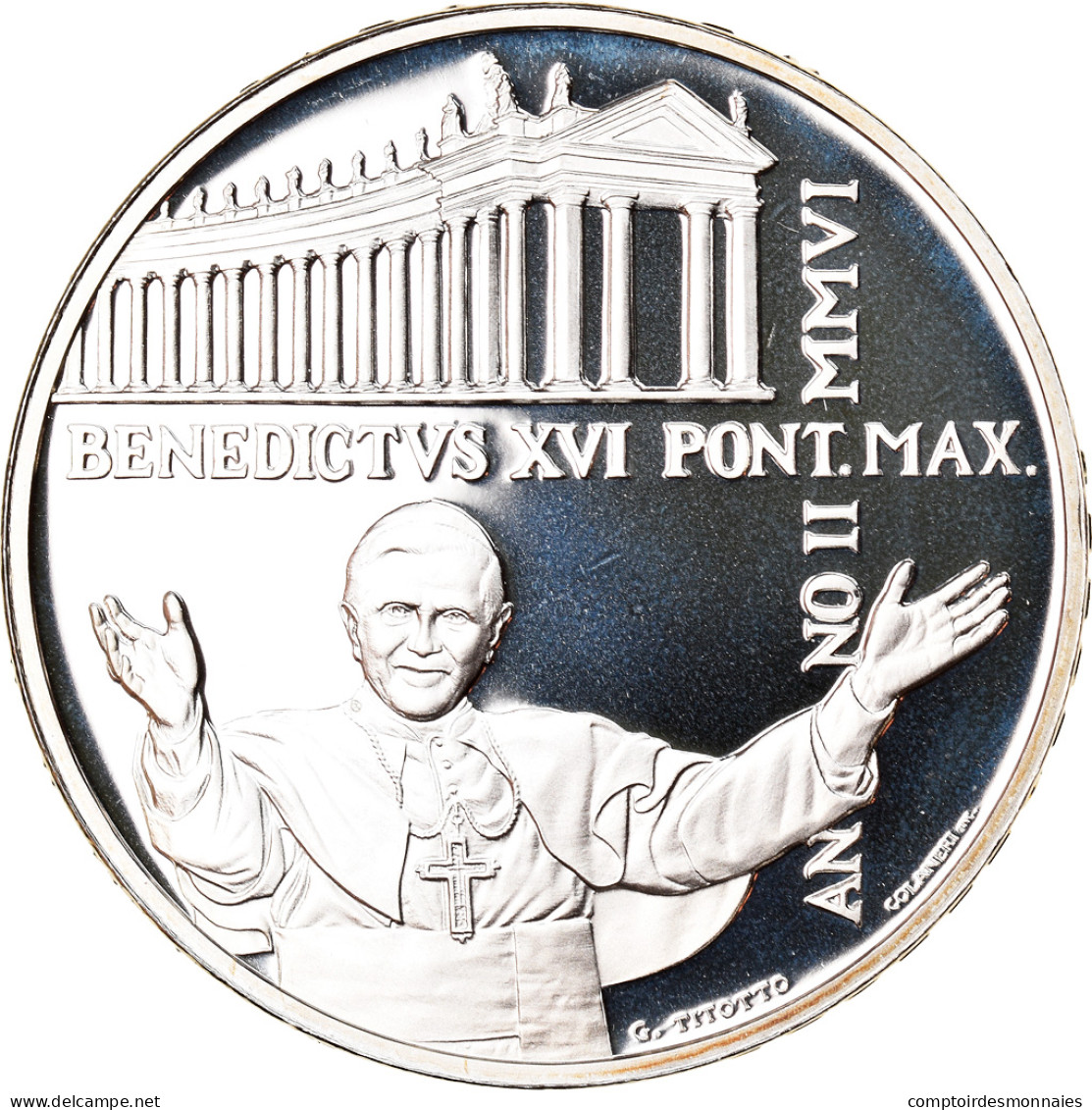 Cité Du Vatican, 10 Euro, 2006, Rome, FDC, Argent, KM:396 - Vatican