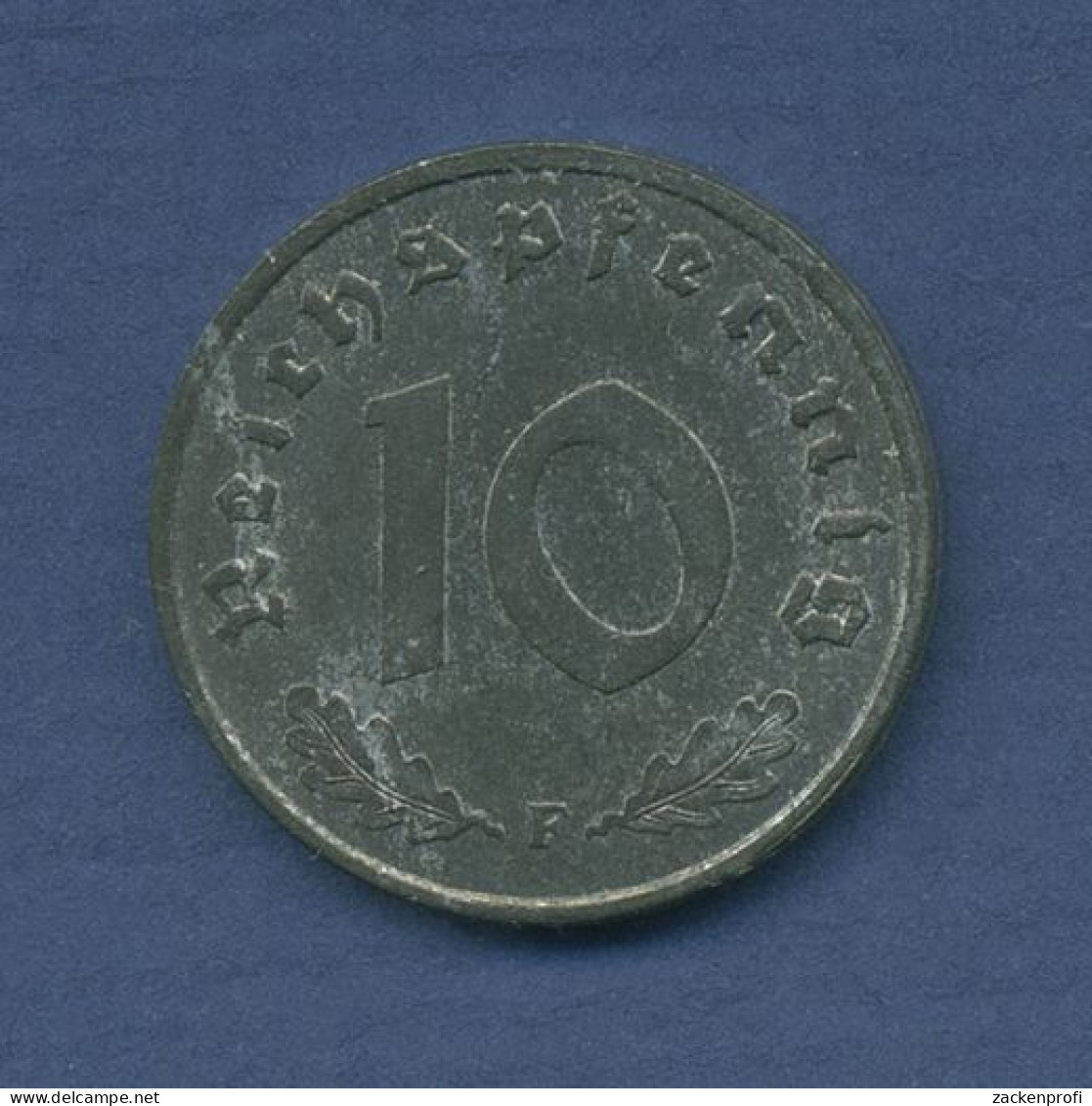 Alliierte Besetzung 10 Reichspfennig 1947 F, J 375, Vz (m6528) - 10 Reichspfennig