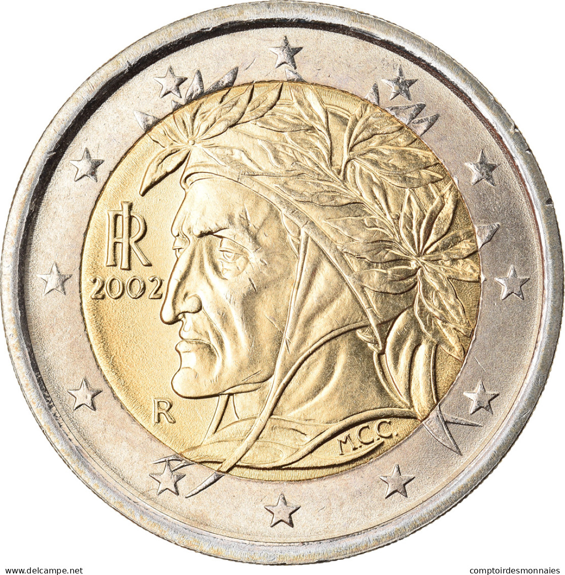 Italie, 2 Euro, 2002, SPL, Bi-Metallic, KM:217 - Italie