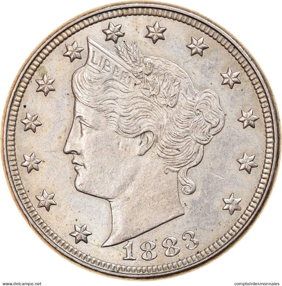 Monnaie, États-Unis, Liberty Nickel, 5 Cents, 1883, U.S. Mint, Philadelphie - 1883-1913: Liberty (Libertà)