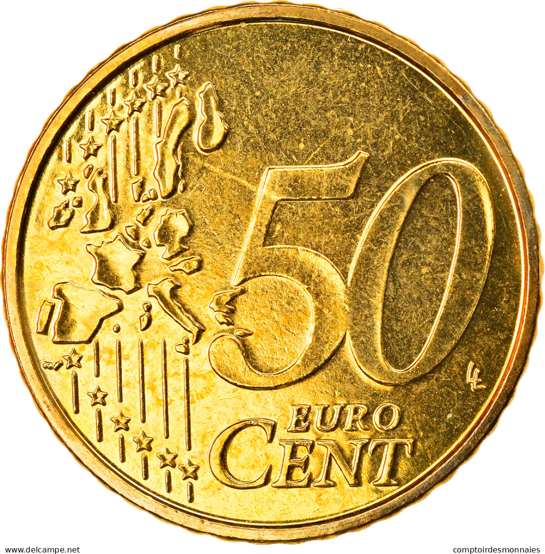 Belgique, 50 Euro Cent, 2003, Bruxelles, SPL, Laiton, KM:229 - Belgique