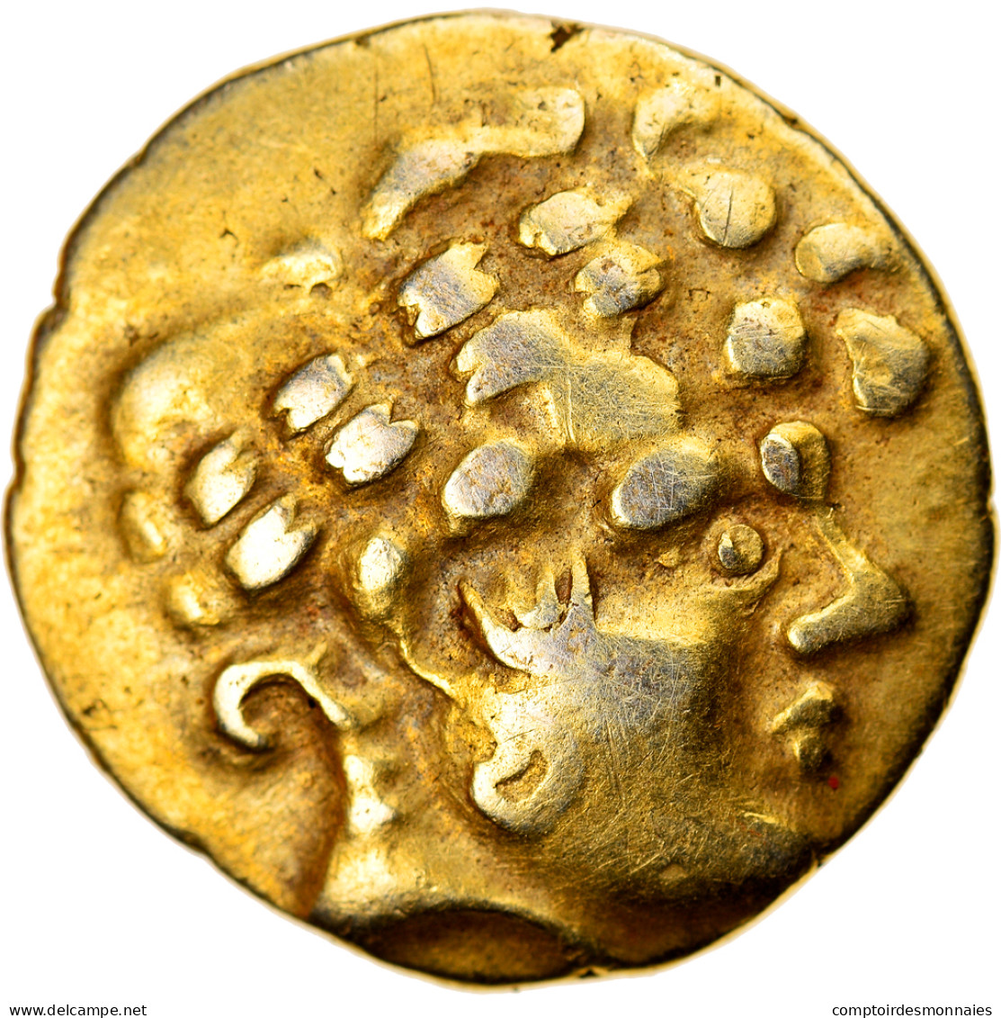 Treviri, 1/4 Statère à La Lyre, Ca. 100-60 BC, Atelier Incertain, Electrum - Gallië