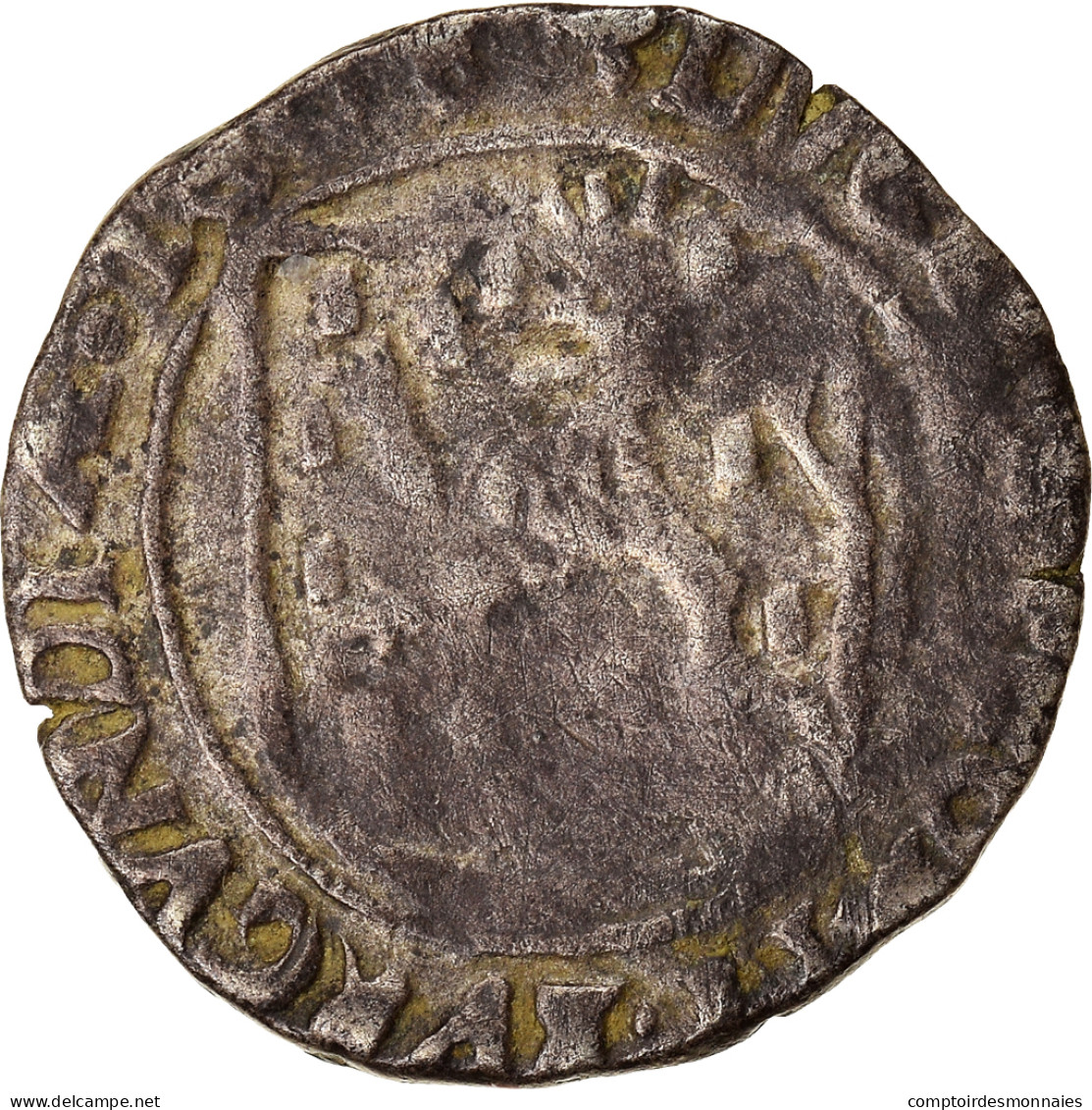 Monnaie, Espagne, Franche-Comté, Albert & Isabelle, Carolus, 1608, Dole, TB - Other & Unclassified