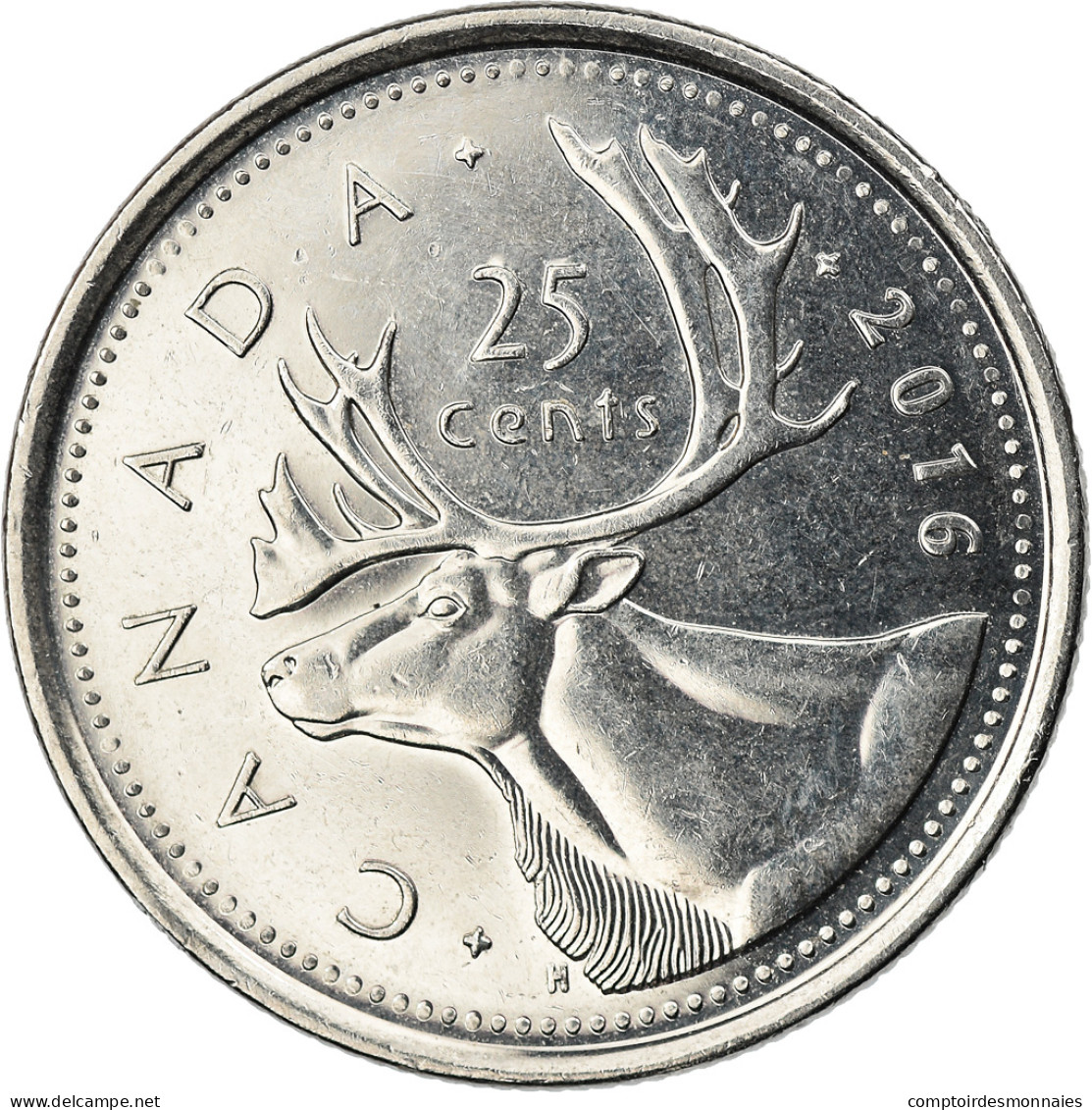Monnaie, Canada, 25 Cents, 2016, SUP, Nickel Plated Steel, KM:New - Canada