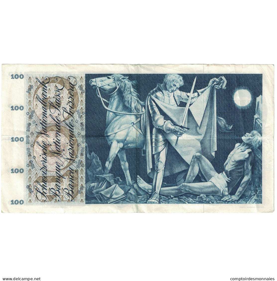 Billet, Suisse, 100 Franken, 1969, 1969-01-15, KM:49k, TB - Zwitserland