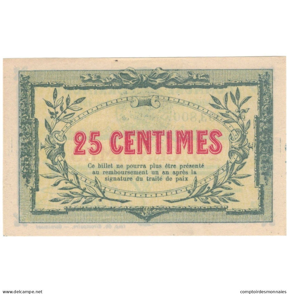 France, Cornimont, 50 Centimes, 1915, Emission Municipale, SUP, Pirot:88-10 - Bonos