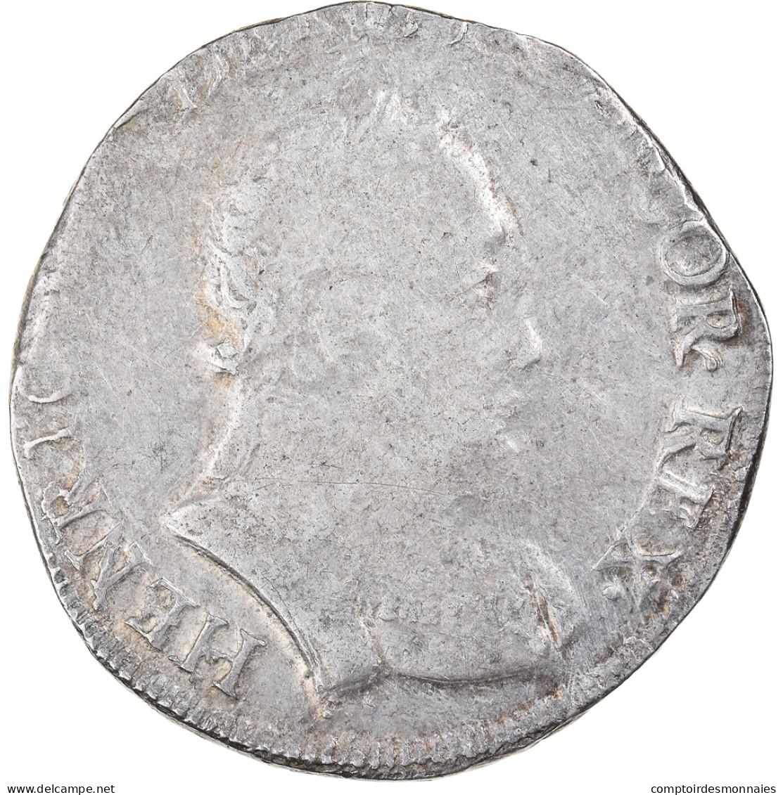 Monnaie, France, Charles IX, Teston, 1561, Nantes, TB+, Argent, Sombart:4558 - 1560-1574 Charles IX