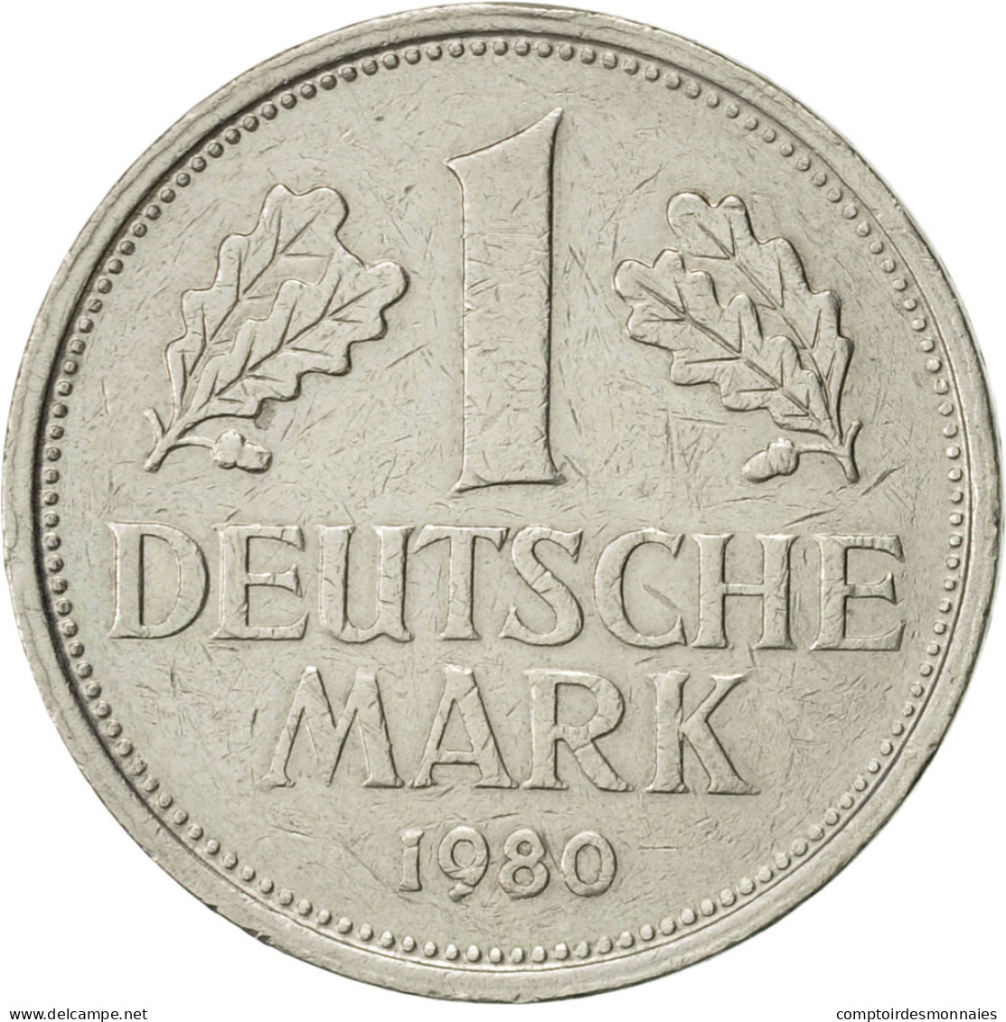 Monnaie, République Fédérale Allemande, Mark, 1980, Munich, SUP - 1 Mark