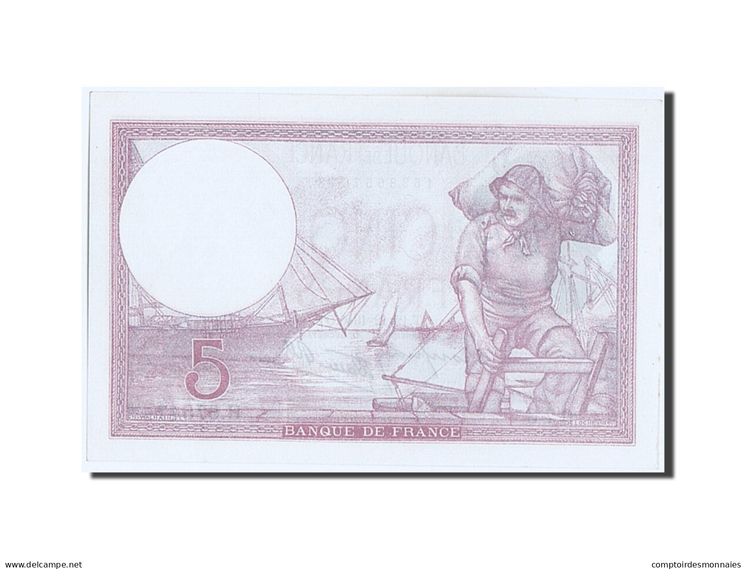 Billet, France, 5 Francs, 5 F 1917-1940 ''Violet'', 1940, 1940-12-12, SUP+ - 5 F 1917-1940 ''Violet''