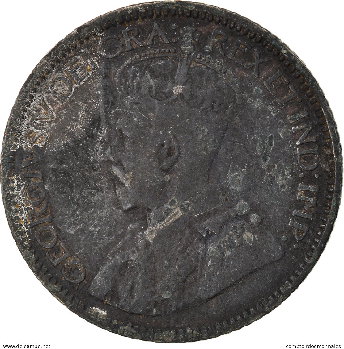 Monnaie, Canada, George V, 10 Cents, 1913, Royal Canadian Mint, Ottawa, TB - Canada