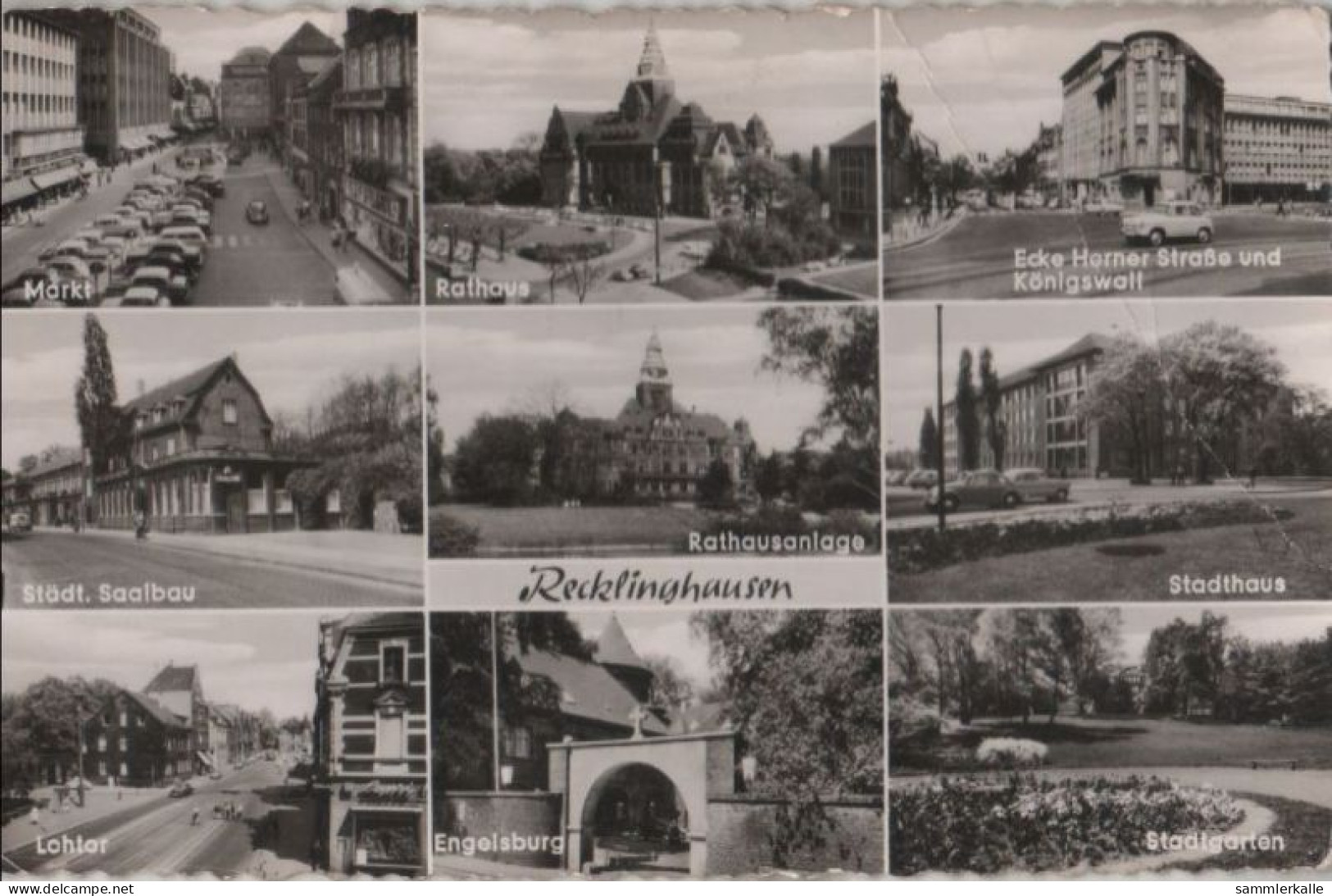59347 - Recklinghausen - U.a. Markt - Ca. 1960 - Recklinghausen