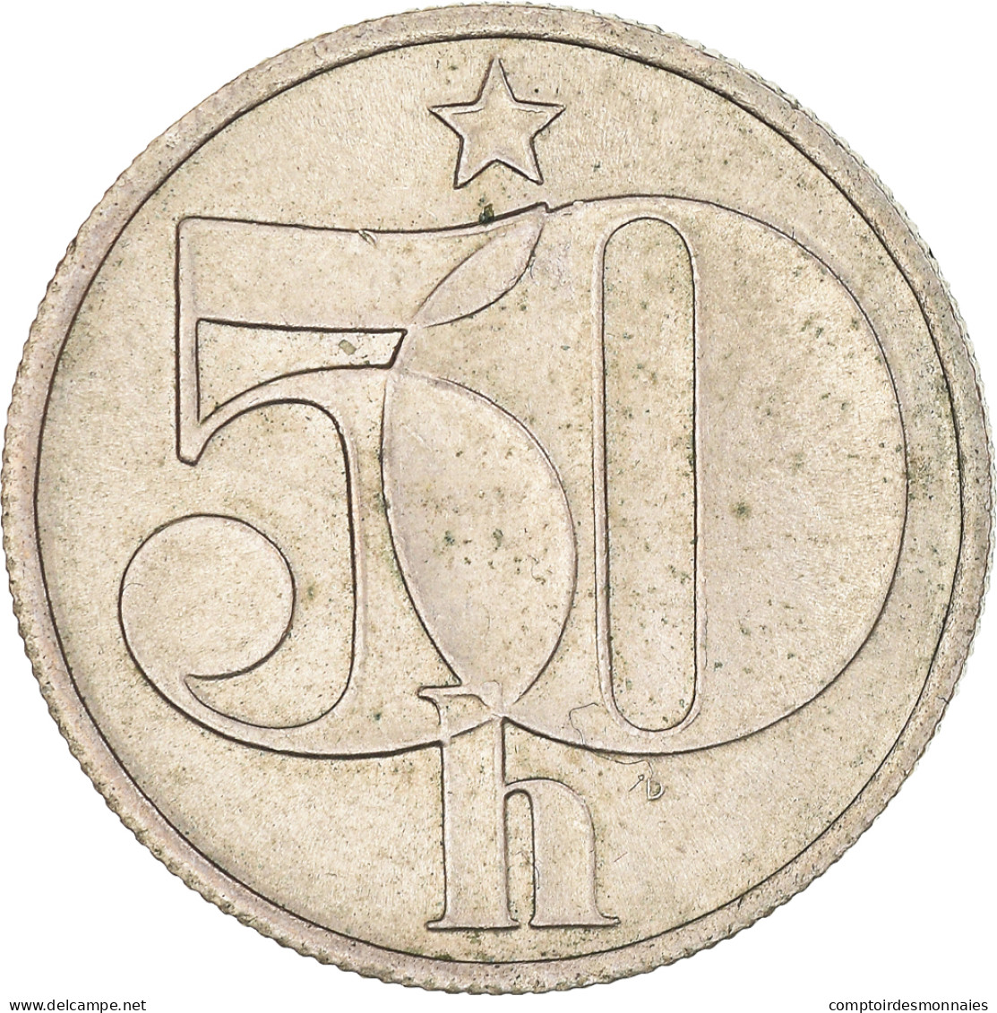 Monnaie, Tchécoslovaquie, 50 Haleru, 1979, TTB+, Cupro-nickel, KM:89 - Czechoslovakia