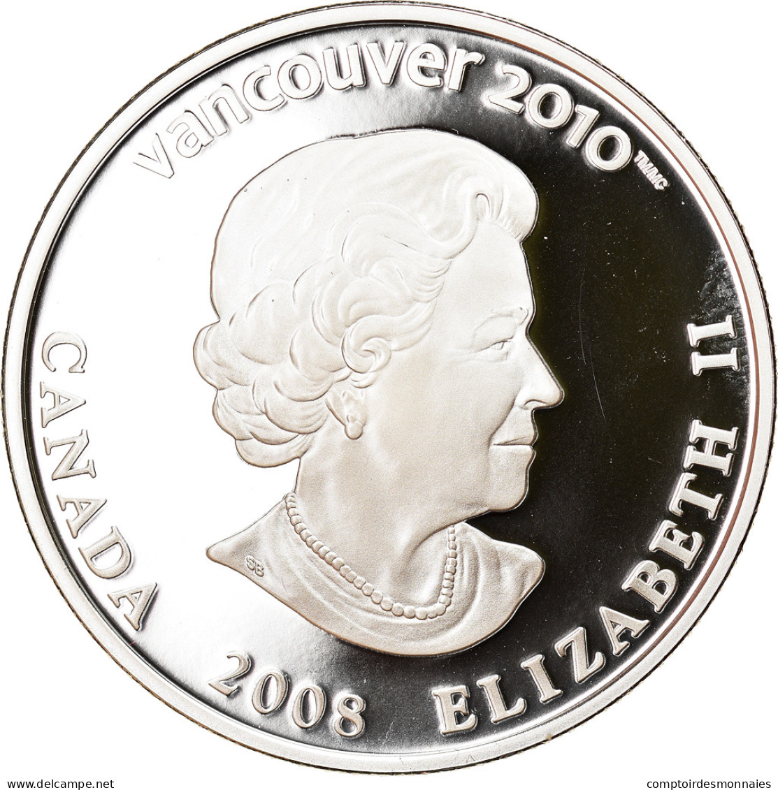 Monnaie, Canada, Elizabeth II, Bobsleigh, 25 Dollars, 2008, Proof, FDC, Argent - Canada