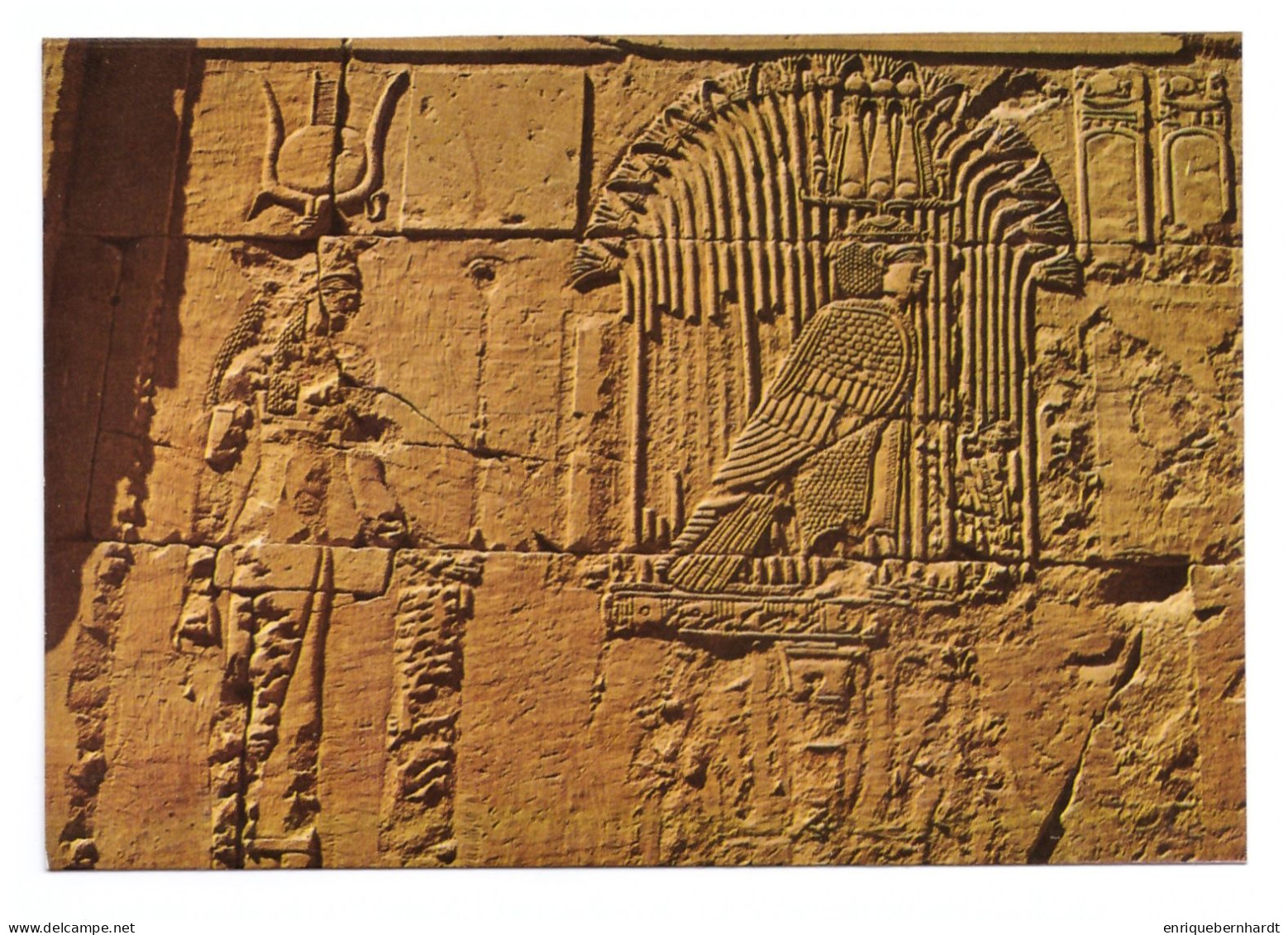 EGYPT // KALABSHA RELIEF ON THE EASTERN FRONT OF THE SANCTUARY - Assouan