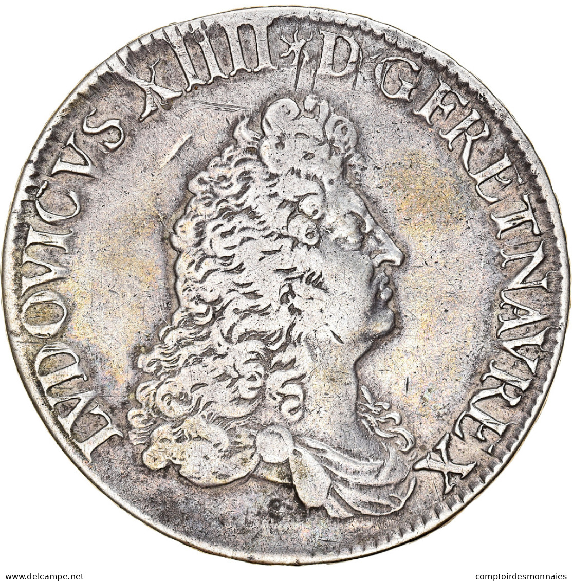 Monnaie, France, Louis XIV, Écu De Flandre, Ecu, 1686, Lille, TTB+, Argent - 1643-1715 Ludwig XIV.