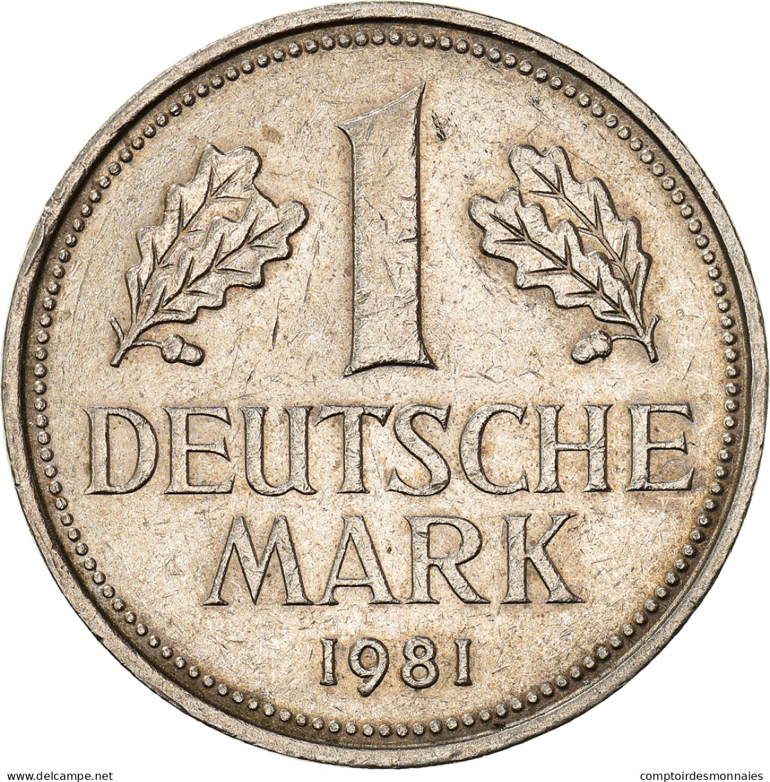 Monnaie, République Fédérale Allemande, Mark, 1981, Munich, TTB - 1 Mark