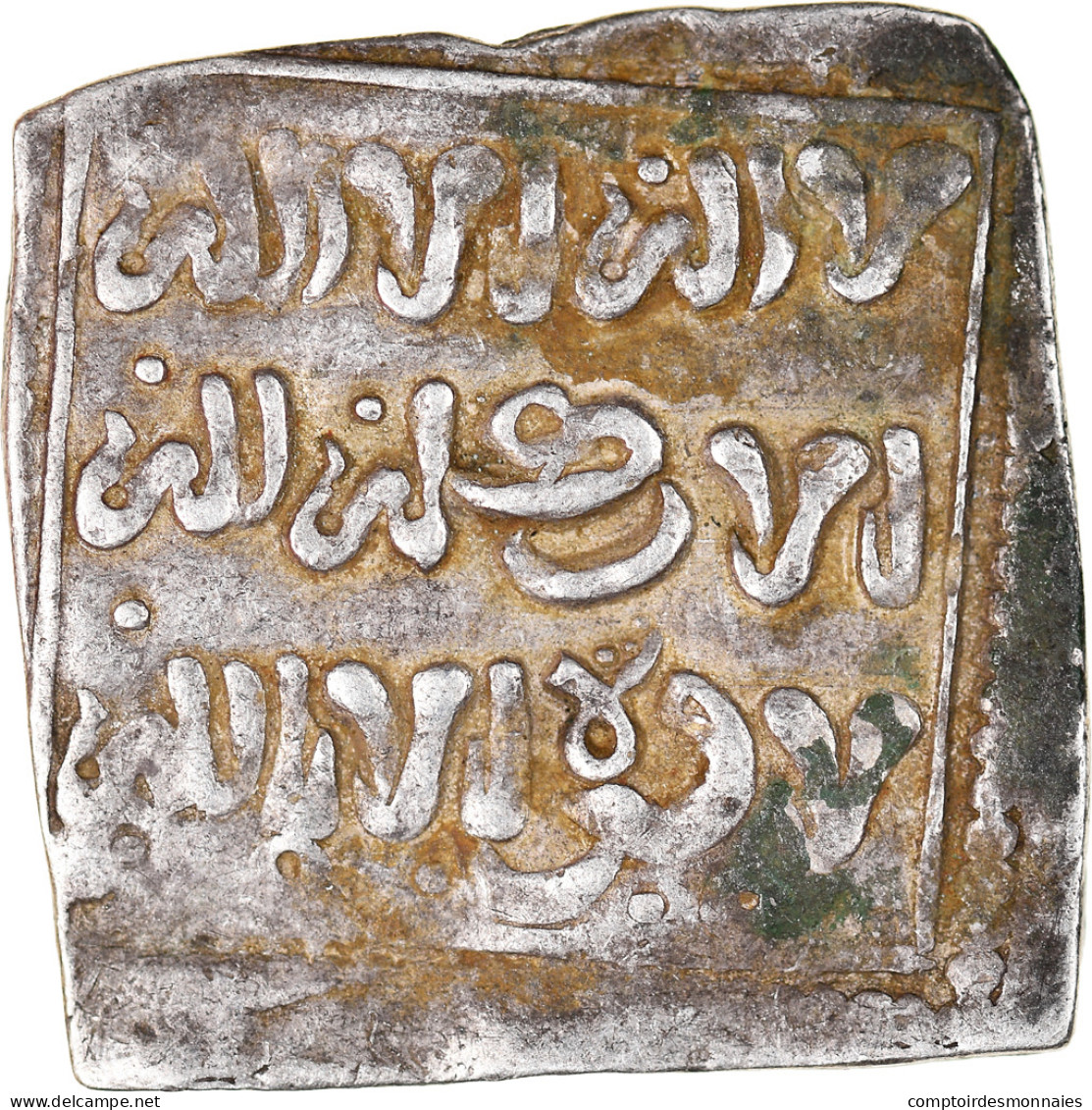 Monnaie, Almohad Caliphate, Millares, 1162-1269, Christian Imitation, TTB - Islamiche