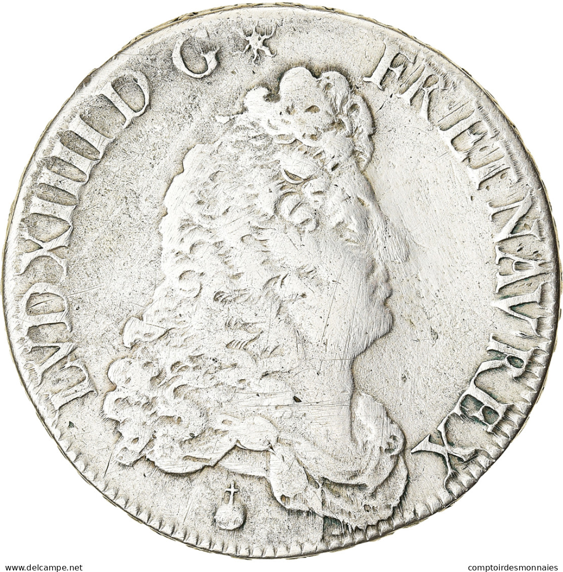 France, Louis XIV, 1/2 Ecu, 1/2 Écu De Flandre, 1685, Paris, "Collection - 1643-1715 Louis XIV Le Grand