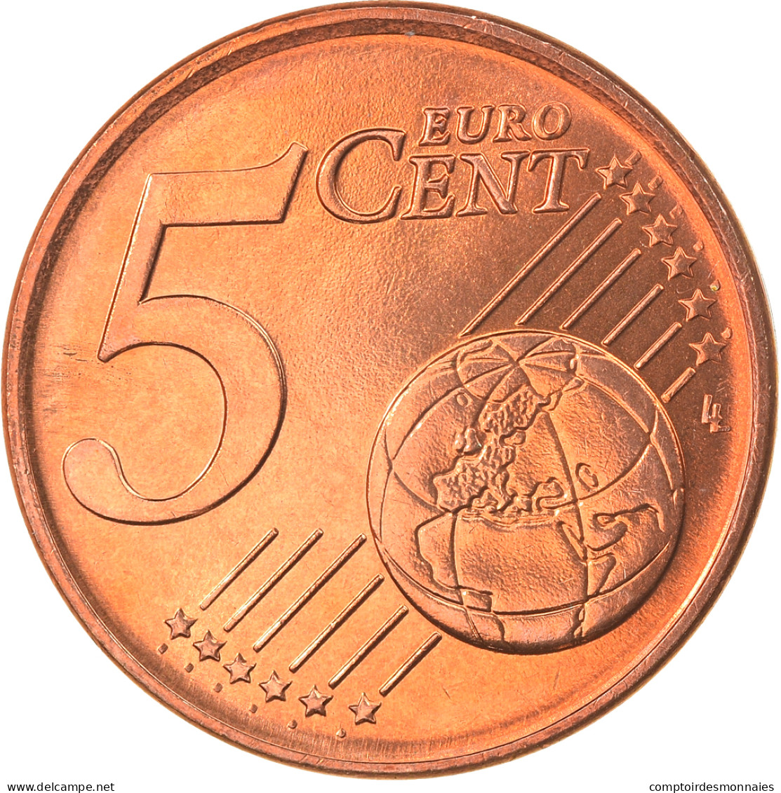 Grèce, 5 Euro Cent, 2002, Athènes, FDC, Copper Plated Steel, KM:183 - Grecia
