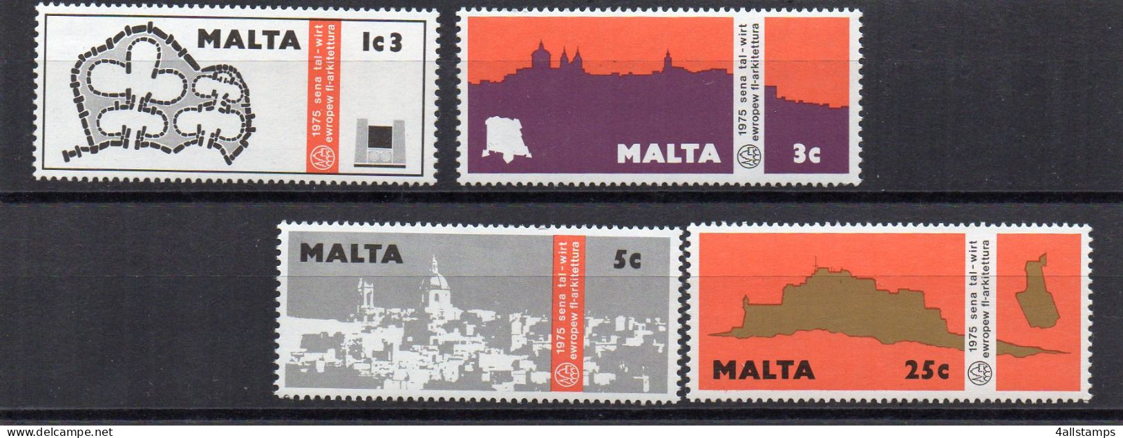 1975 Malta Mi N° 514/517 ** : MNH, Postfris, Postfrisch , Neuf Sans Charniere - 1975