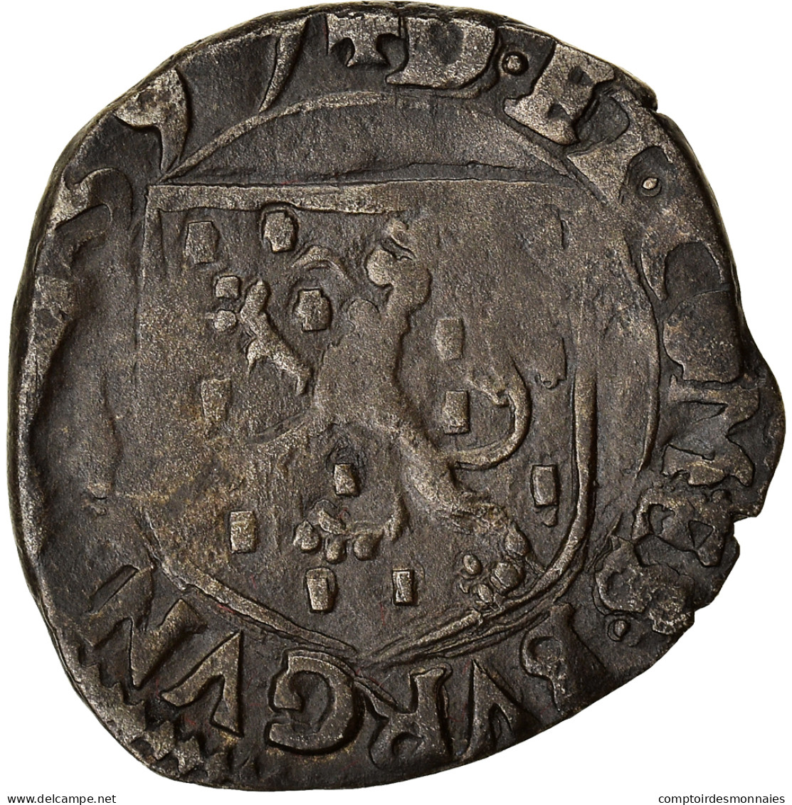 Monnaie, Espagne, Franche-Comté, Philippe II, Carolus, 1597, Dole, TB+, Billon - Otros & Sin Clasificación