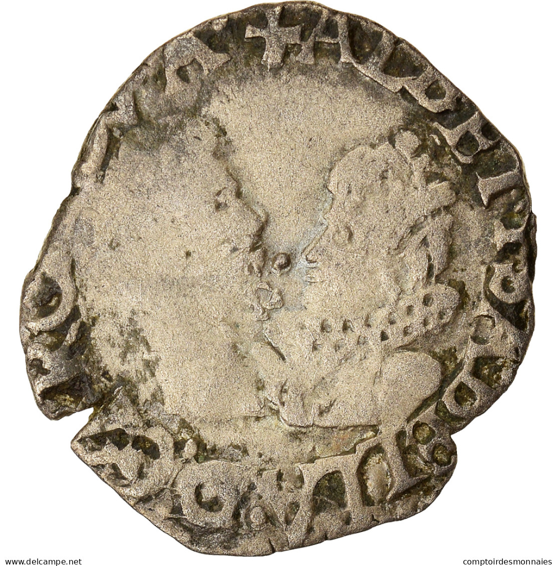 Monnaie, Espagne, Franche-Comté, Albert & Isabelle, Carolus, 1617, Dole, TB - Altri & Non Classificati