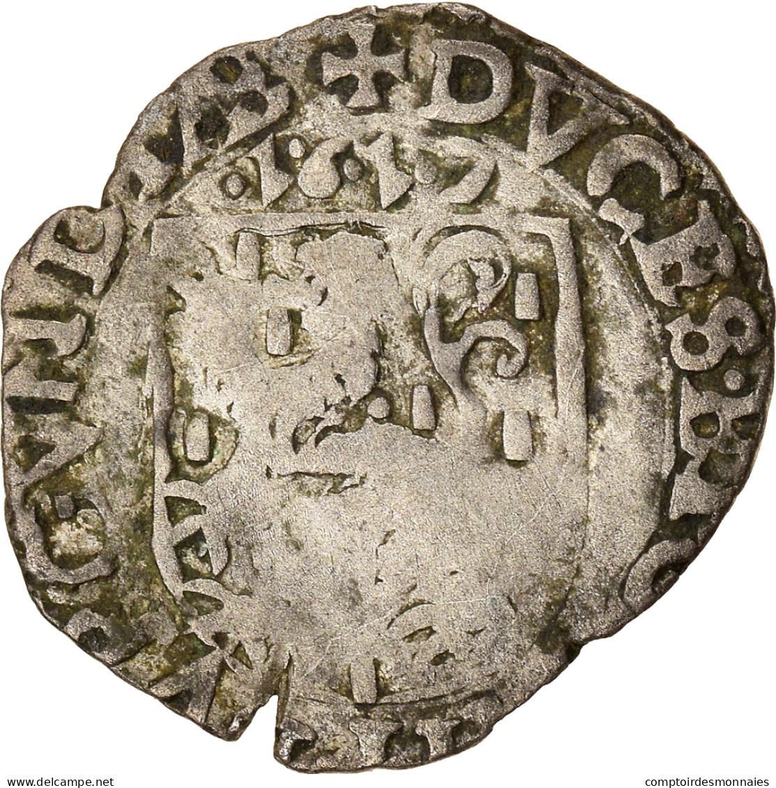 Monnaie, Espagne, Franche-Comté, Albert & Isabelle, Carolus, 1617, Dole, TB - Autres & Non Classés