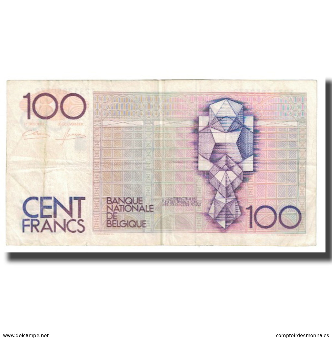 Billet, Belgique, 100 Francs, KM:142a, TB - 100 Francs