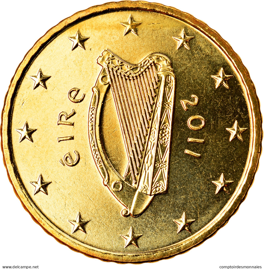 IRELAND REPUBLIC, 50 Euro Cent, 2011, BU, FDC, Laiton, KM:49 - Irlanda