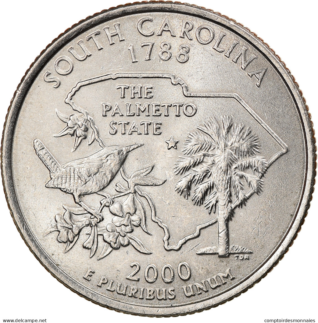 Monnaie, États-Unis, South Carolina, Quarter, 2000, Denver, SUP, Copper-Nickel - Commemorative