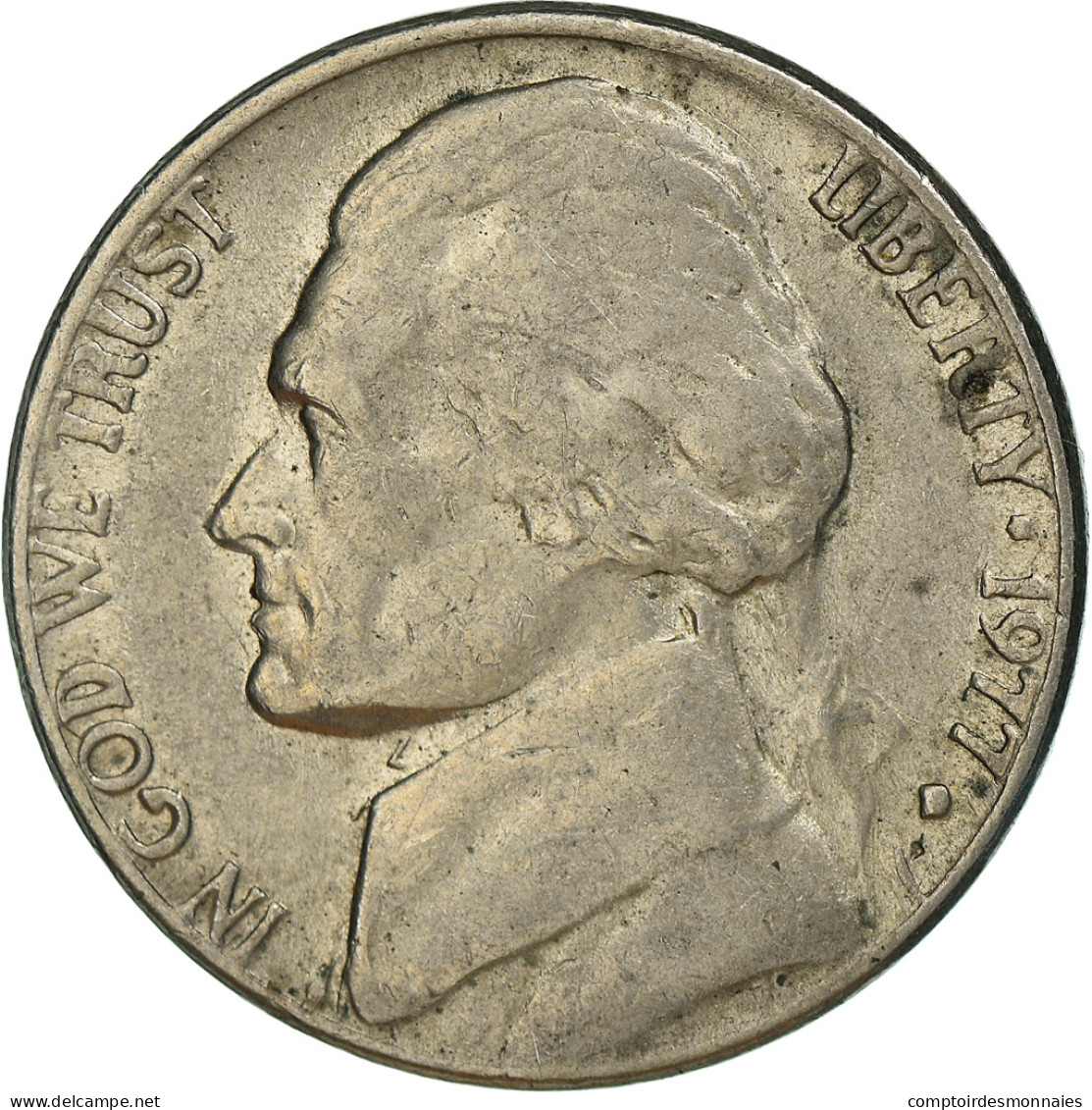 Monnaie, États-Unis, 5 Cents, 1977, Denver, TTB, Copper-nickel, KM:A192 - 1938-…: Jefferson