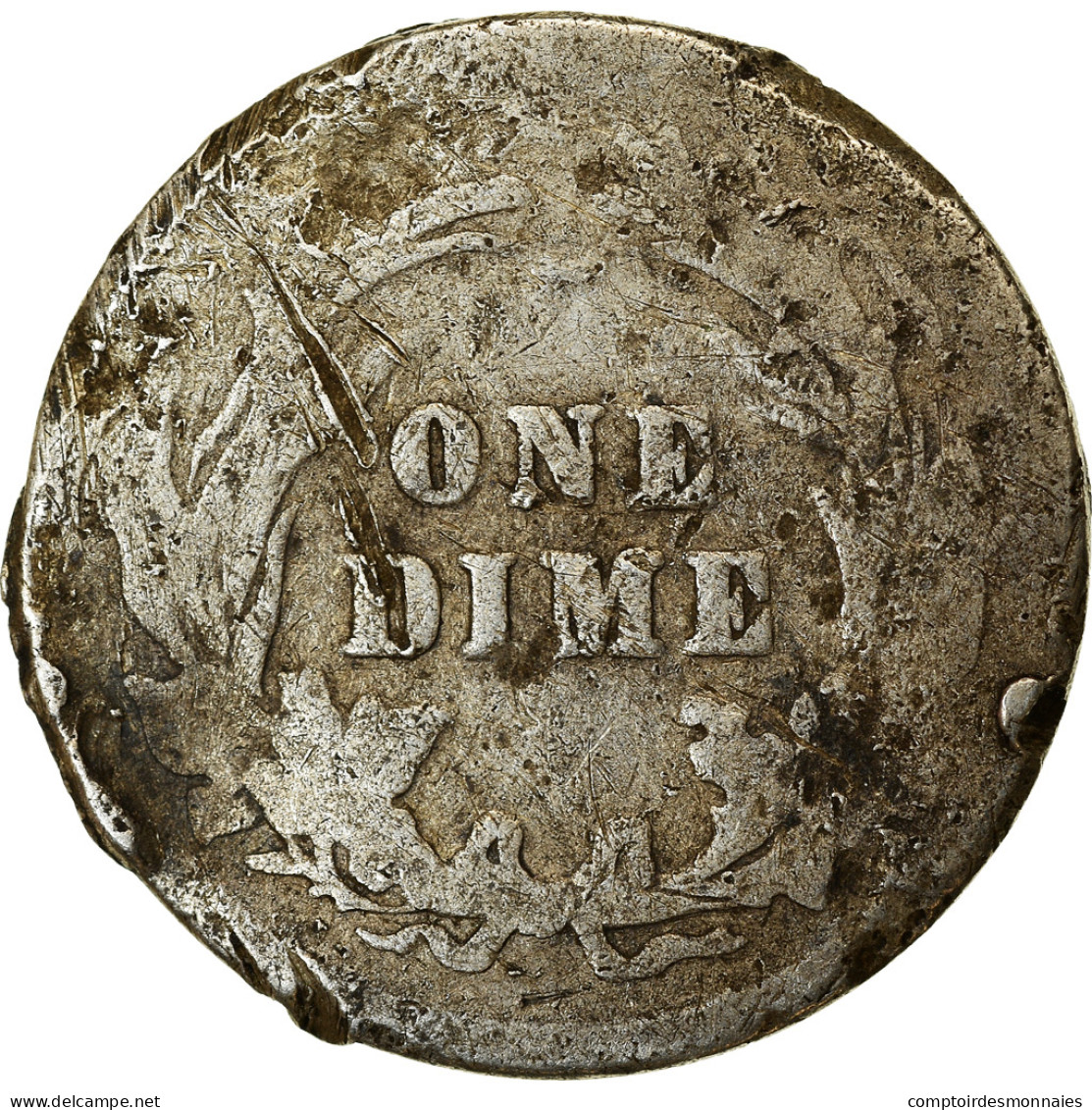 Monnaie, États-Unis, Barber Dime, Dime, 1900, U.S. Mint, Philadelphie, AB+ - 1892-1916: Barber