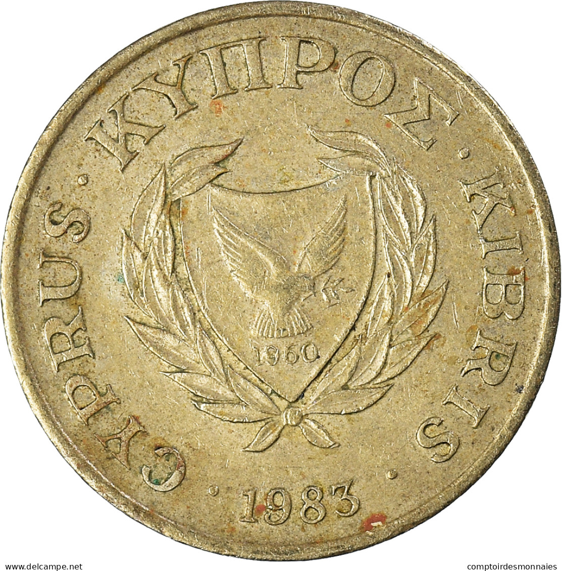 Monnaie, Chypre, 2 Cents, 1983 - Chipre