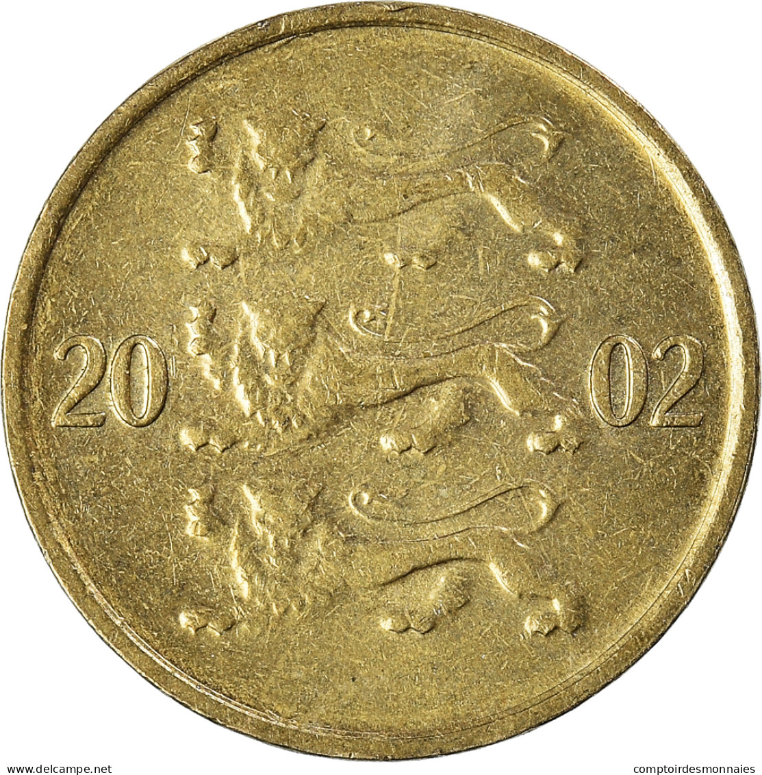 Monnaie, Estonie, 10 Senti, 2002 - Estland