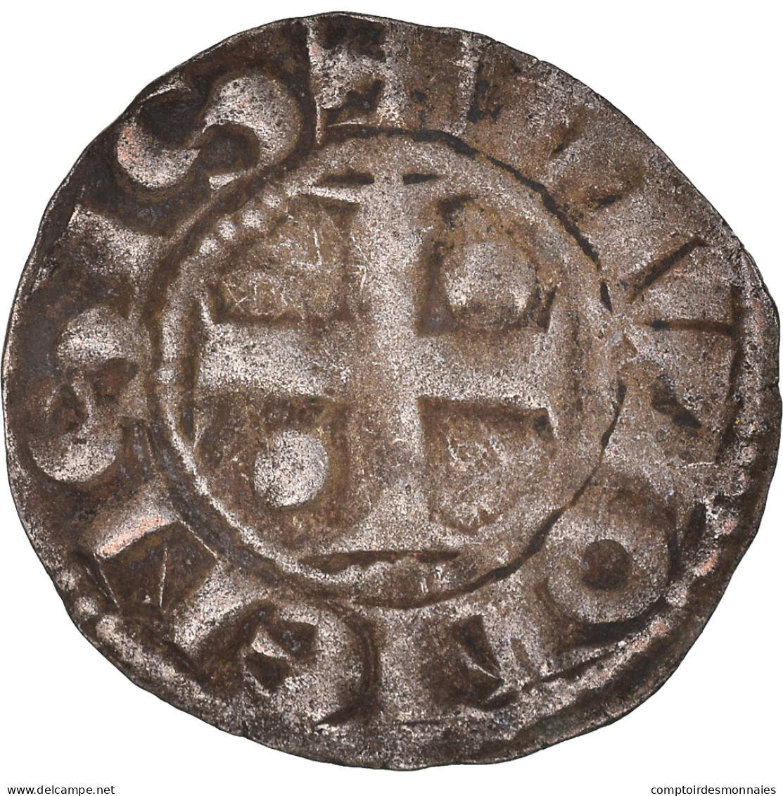 Monnaie, France, Bourgogne, Denier, XIIIth Century, Dijon, TB+, Argent - Otros & Sin Clasificación