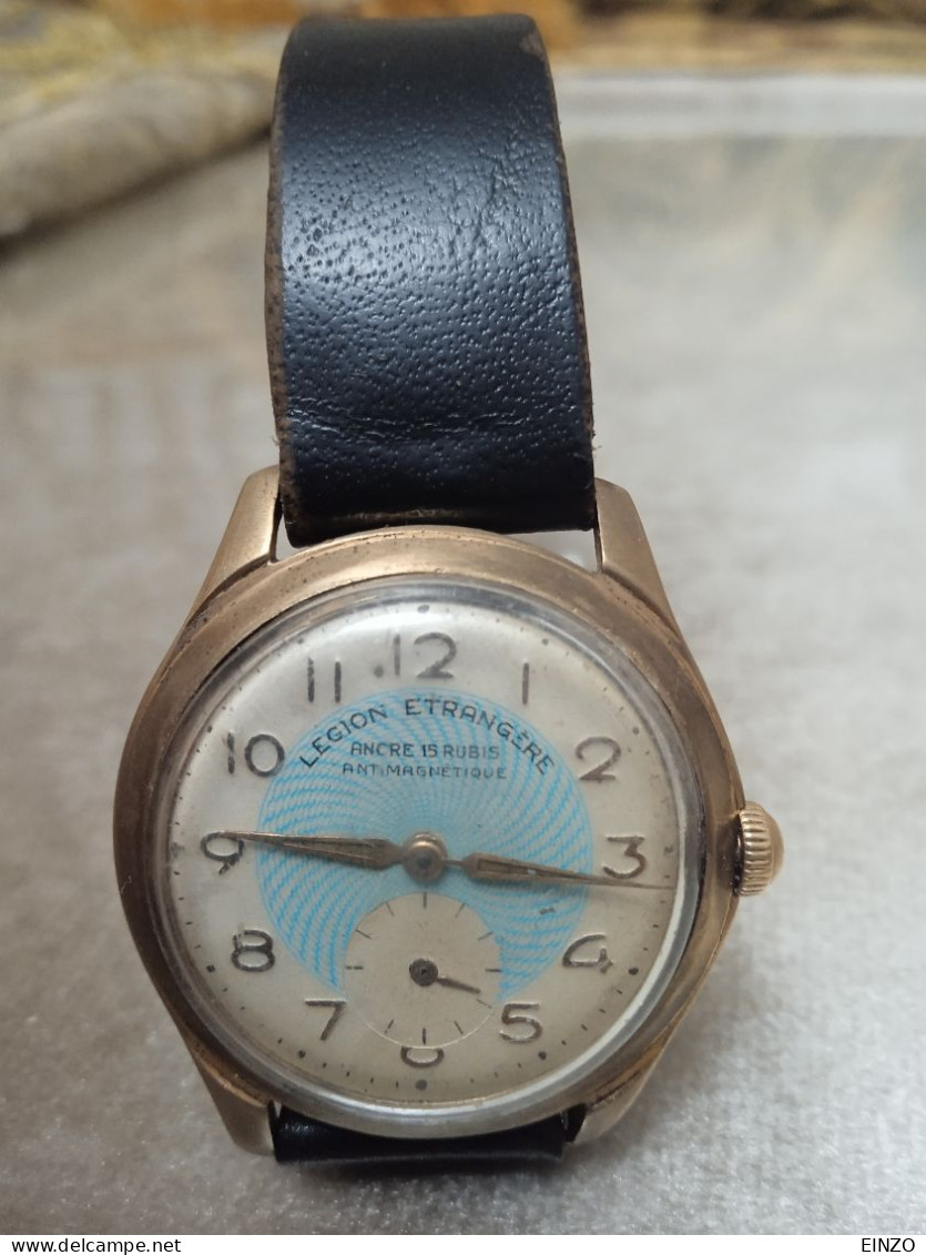 Vintage rare montre militaire LÉGION ÉTRANGÈRE Mécanique