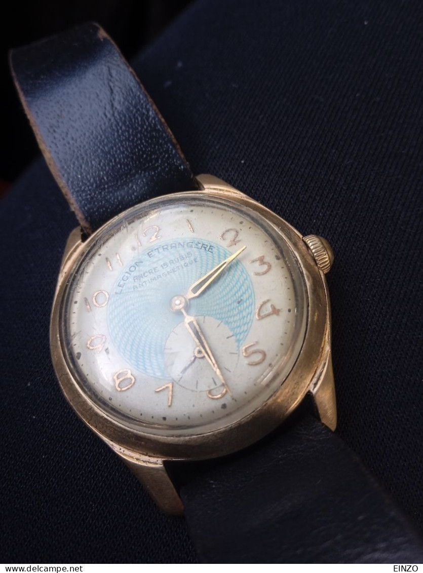 Vintage rare montre militaire LÉGION ÉTRANGÈRE Mécanique