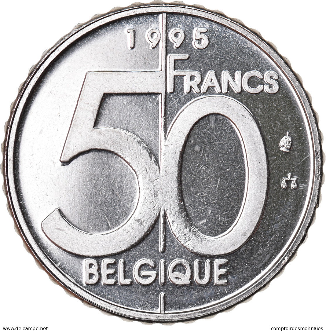 Monnaie, Belgique, Albert II, 50 Francs, 50 Frank, 1995, Bruxelles, FDC, Nickel - 50 Frank