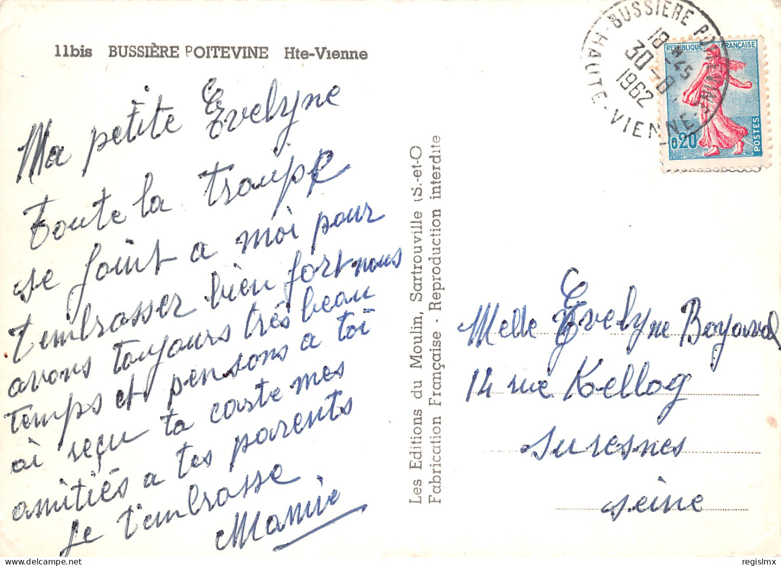 87-BUSSIERE POITEVINE-N°2816-B/0307 - Bussiere Poitevine